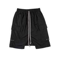 Black Drop Crotch Short