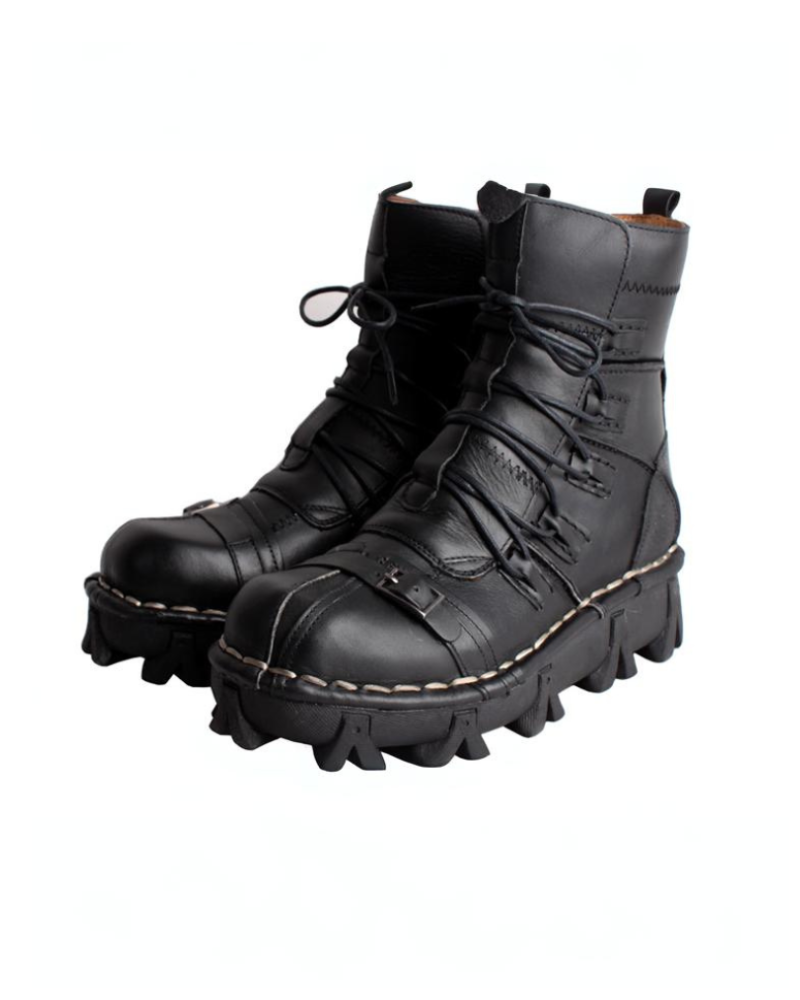 Punk Style Unisex Motorcycle Riding Boots