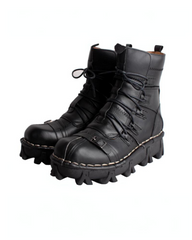 Punk Style Unisex Motorcycle Riding Boots