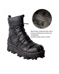 Punk Style Unisex Motorcycle Riding Boots