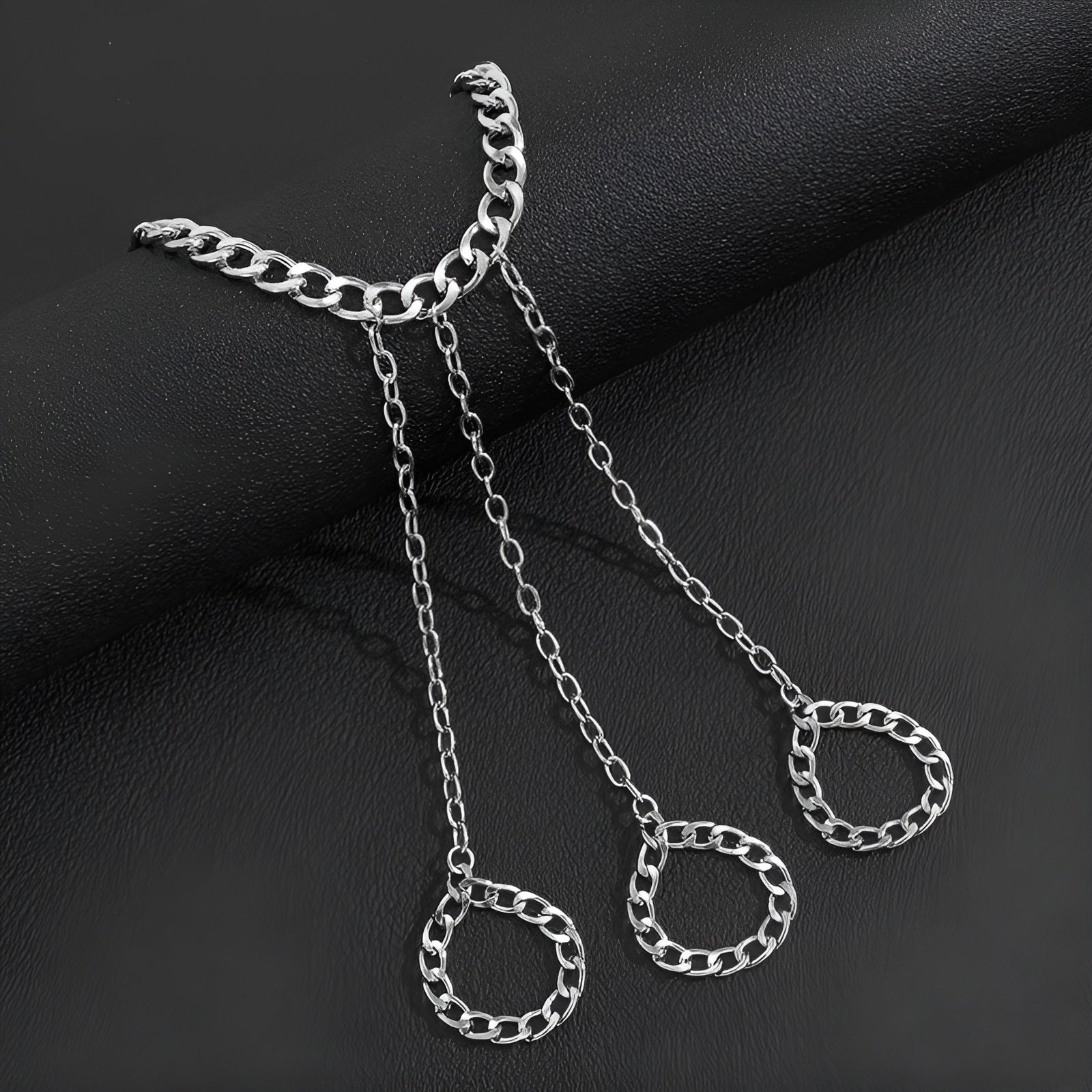Men's Finger Ring Bracelet