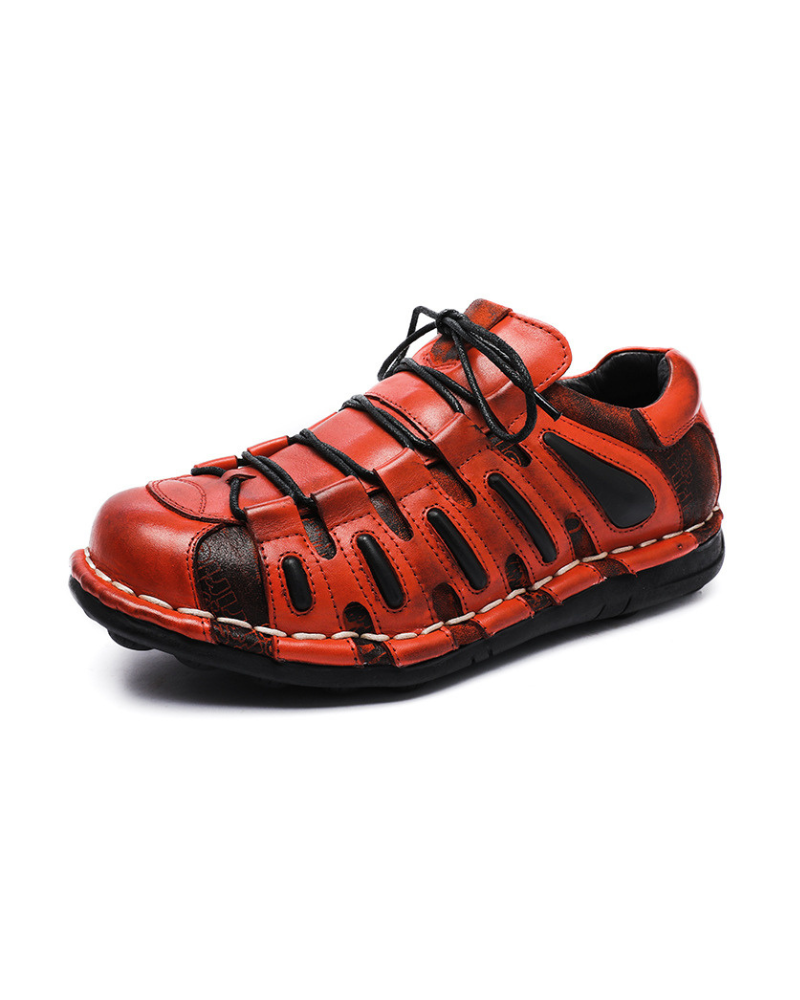 Punk Style Motorcycle Leather Shoes