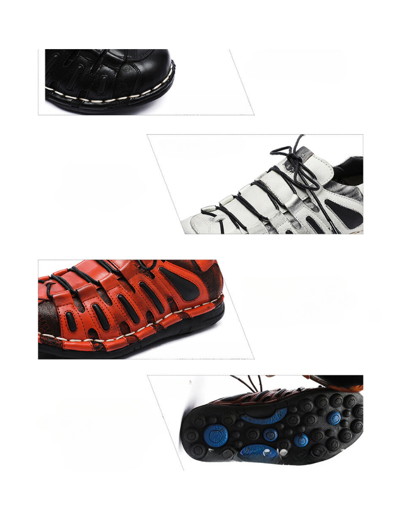 Punk Style Motorcycle Leather Shoes