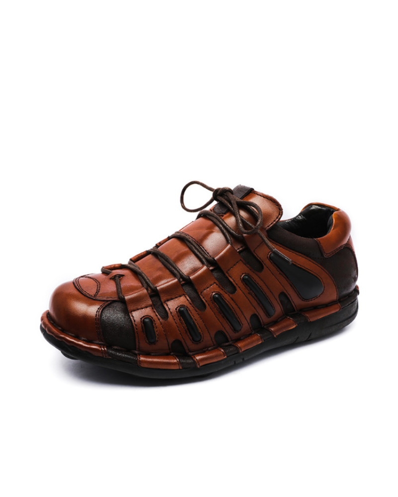 Punk Style Motorcycle Leather Shoes