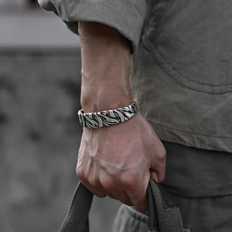 Retro Irregular Stone Bracelet
