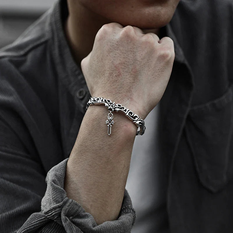 Vintage Thai Silver Bracelet