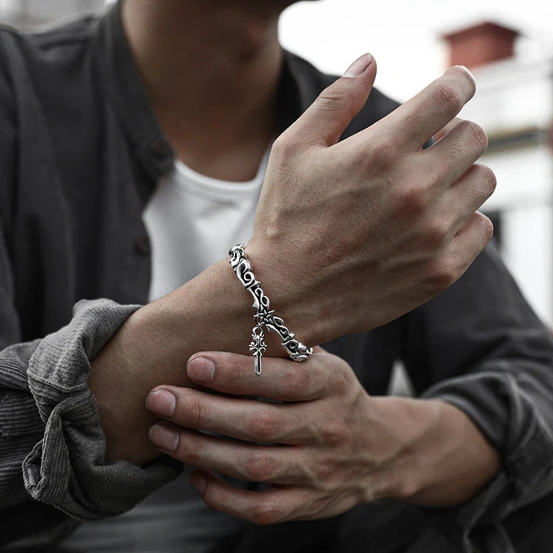 Vintage Thai Silver Bracelet