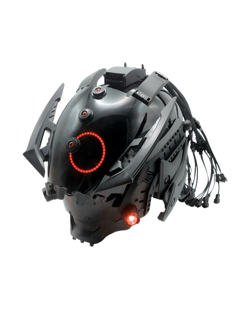 Sci-Fi Cyberpunk Led Helmet