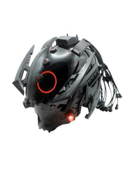 Sci-Fi Cyberpunk Led Helmet