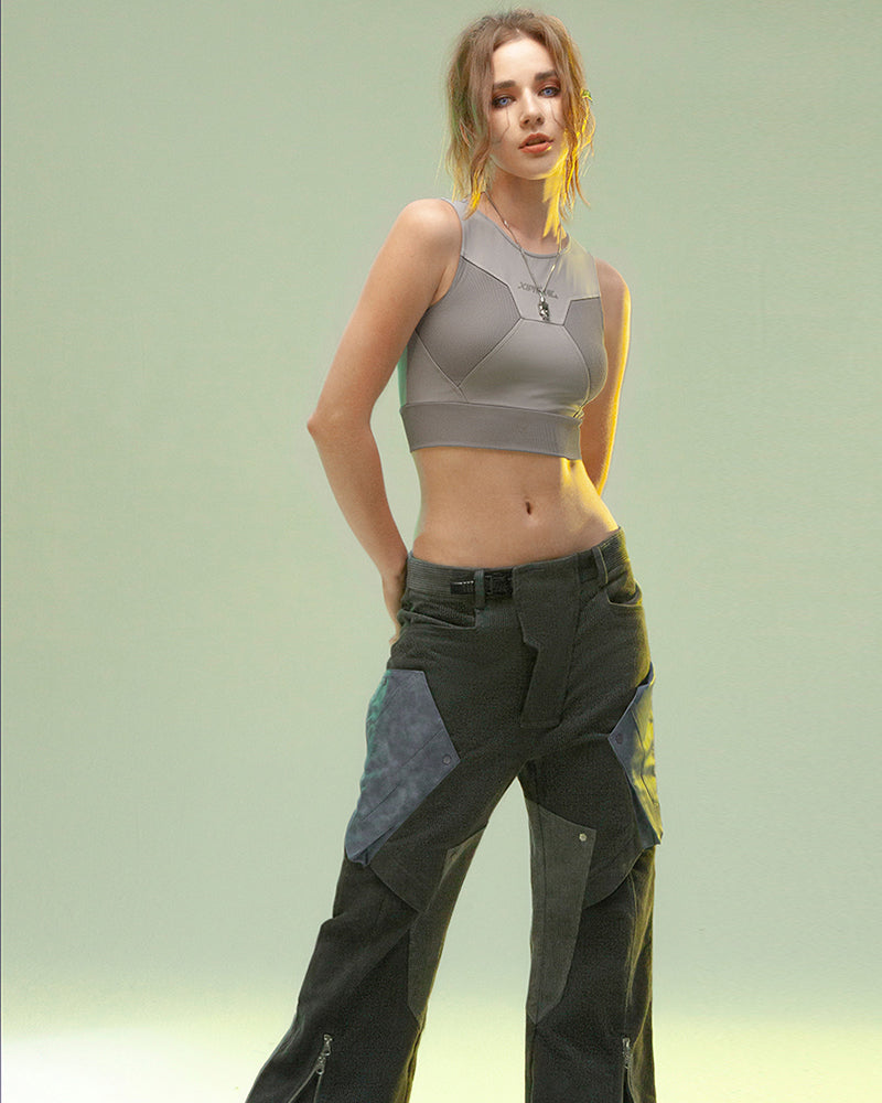 Cyberpunk Shadow Patrol Corduroy Pants