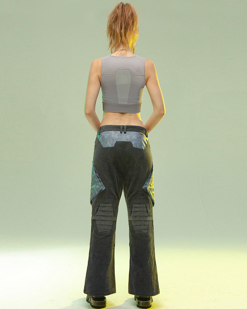 Cyberpunk Shadow Patrol Corduroy Pants