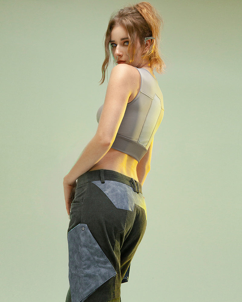 Cyberpunk Shadow Patrol Corduroy Pants