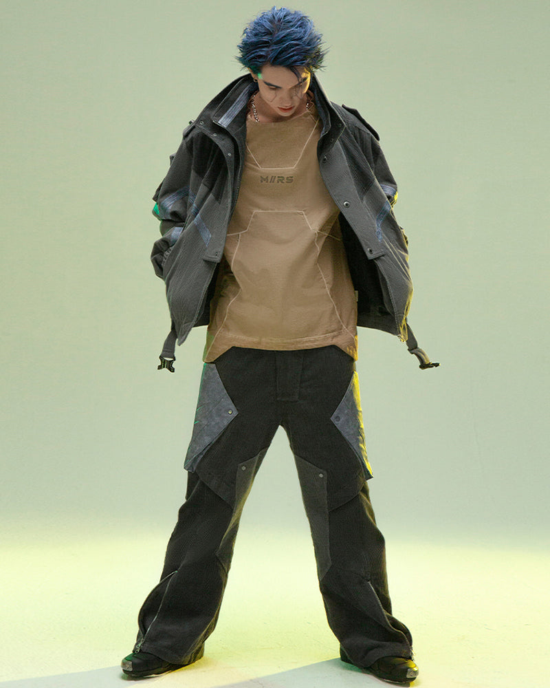 Cyberpunk Shadow Patrol Corduroy Pants