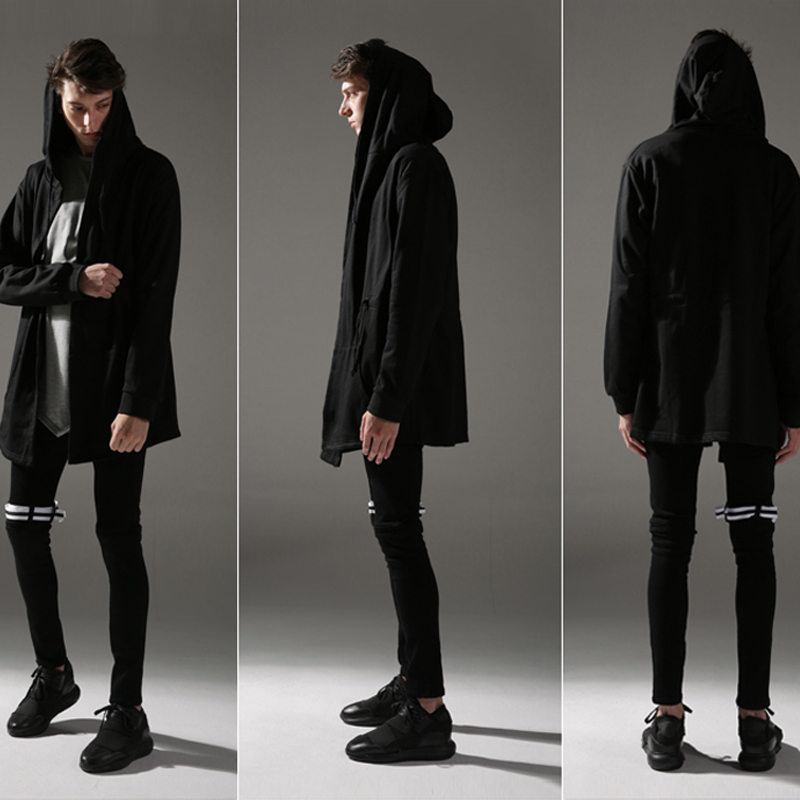 Long Hooded Sweatshirt