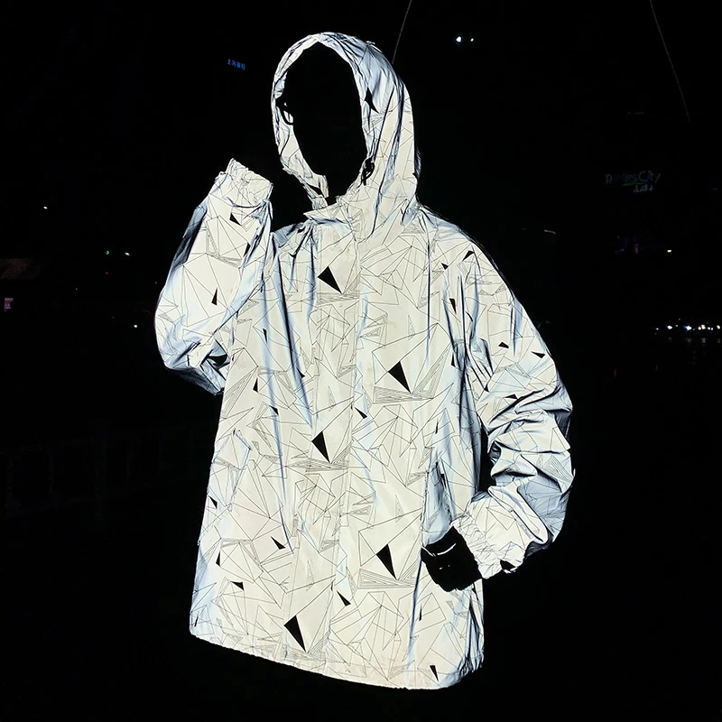 Men's Reflective Hoodie