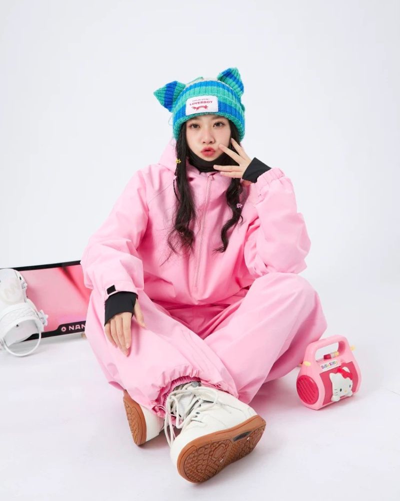 Ski Wear 3L Cold-resistant Pure Snow Suit - Women's