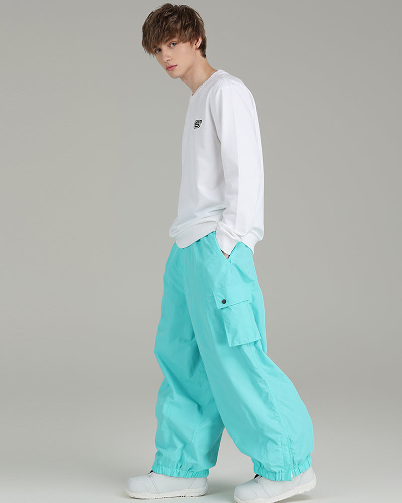 Ski Wear Snowboard Cargo Baggy Snow Pants - Unisex