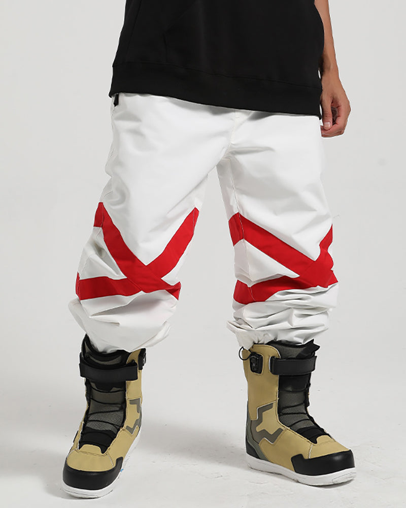 Ski Wear Baggy Reflective Snow Pants -Unisex