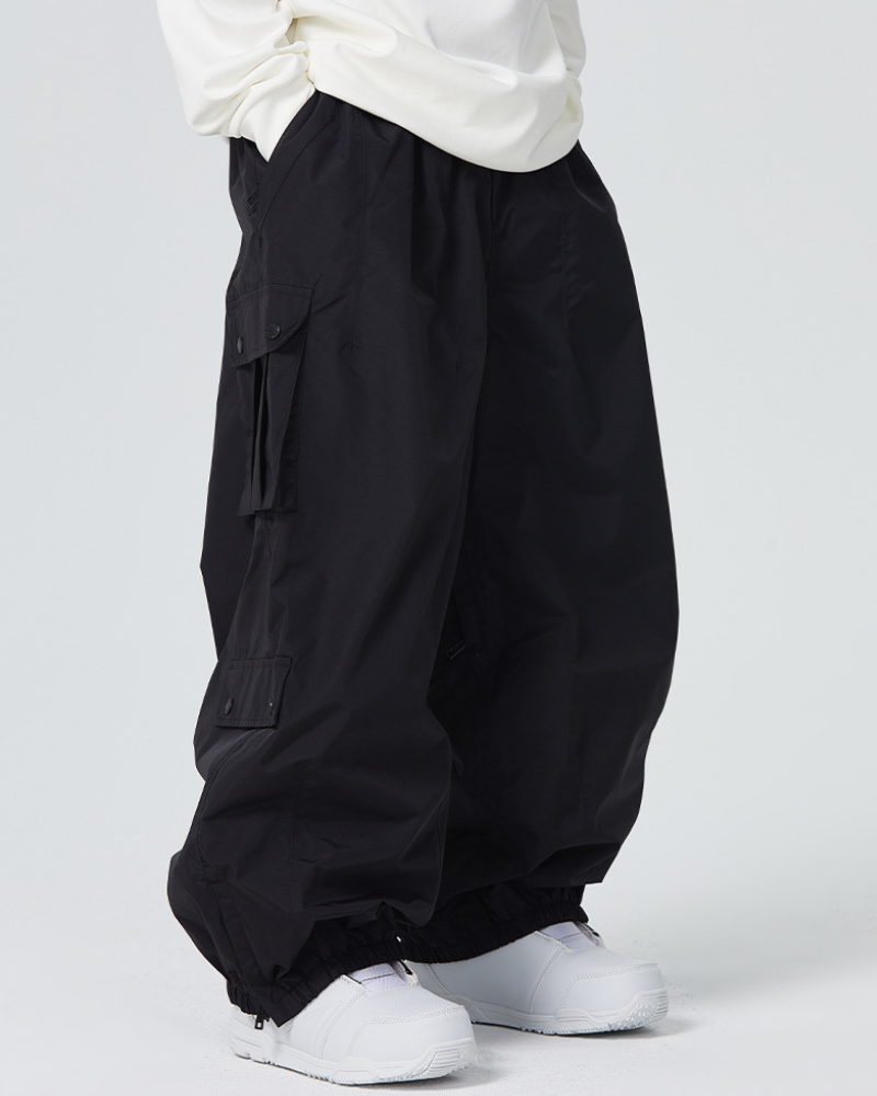 Ski Wear Baggy Snowboard Cargo Snow Pants - Unisex