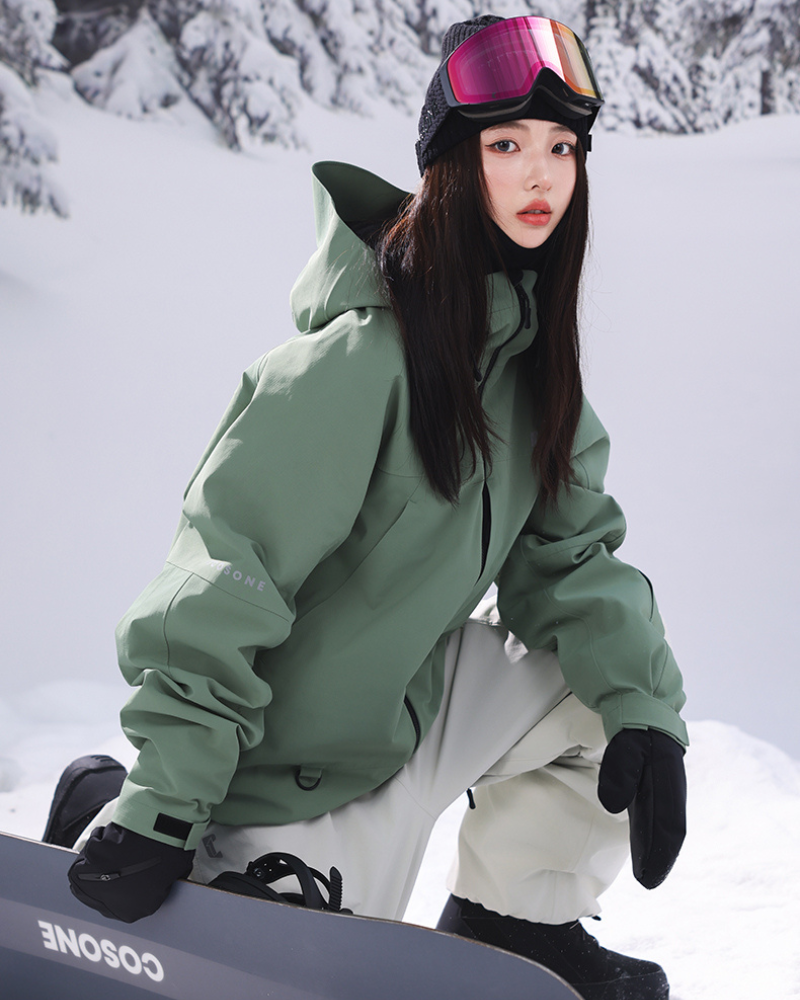 Ski Wear Breathable Waterproof 3L Snow Jacket - Women's
