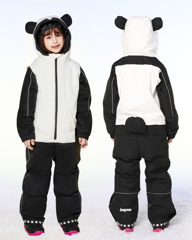 Ski Wear Cartoon Kids One-Piece Ski Suit