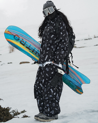 Ski Wear Digital-Print Ski Jacket & Pant Set -Unisex