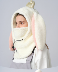 Ski Wear Fluffy & Adorable Unisex Face Mask