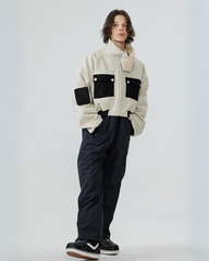 Ski Wear Short Pilot Jacket&Bibs Snow Suit - Unisex (Sold Separately)