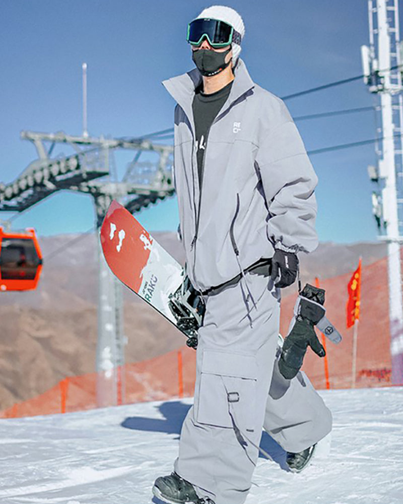 Ski Wear Snow Outfits Hip-Hop Snow Suit -Unisex