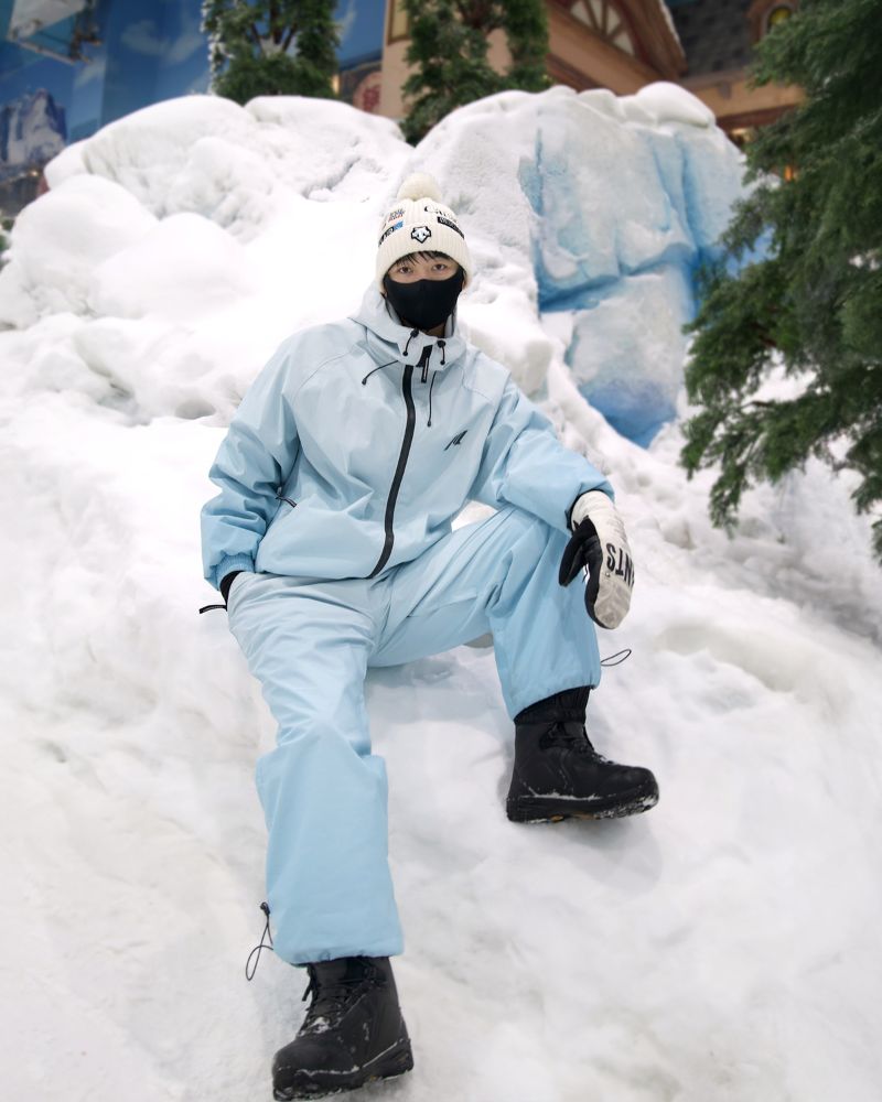Ski Wear Icecream Gradient Color Snow Suit -Unisex