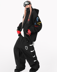 Ski Wear Night Warrior 3L Fleece Ski Suit - Unisex (Single Unit Available)