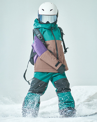 Ski Wear Outdoor Waterproof Jacket&Bibs Kids Snow Suit (Single Unit Available)