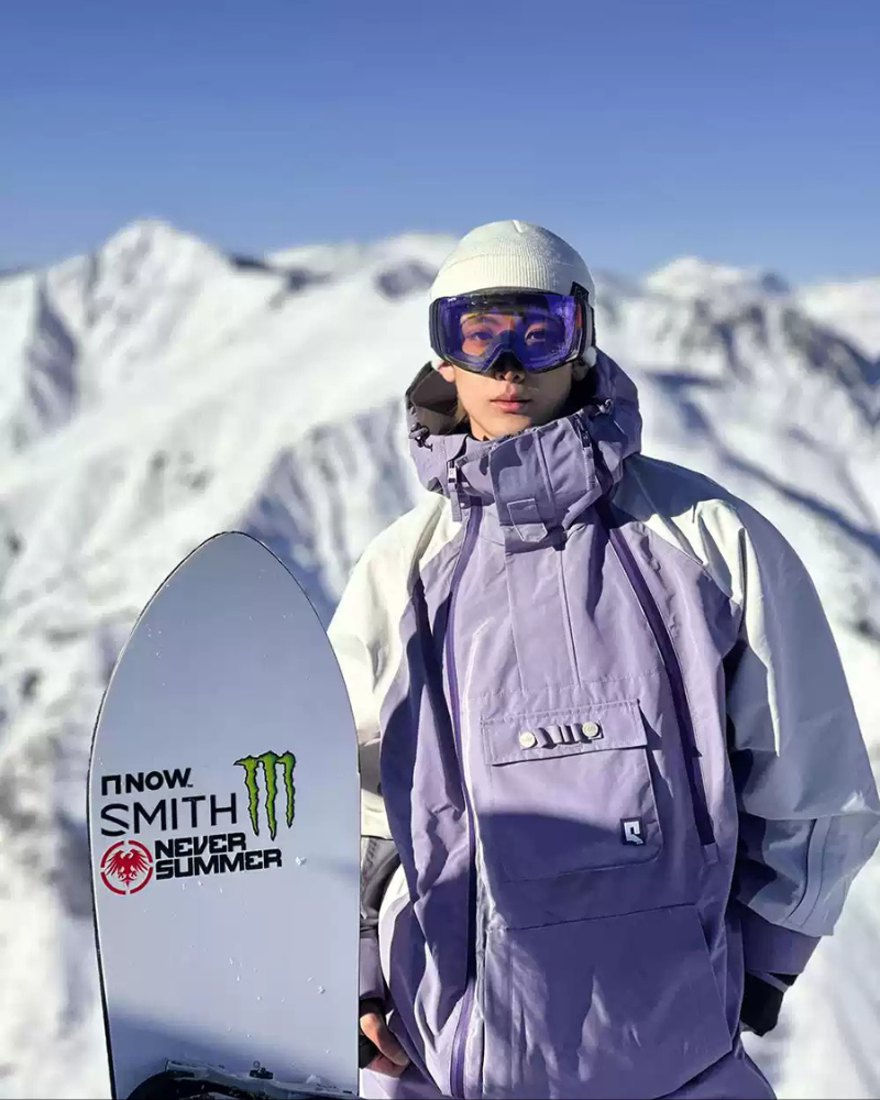 Ski Wear Snowboard 3L Purple Snow Jacket&Pants Suit - Unisex (Single Unit Available)