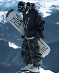 Ski Wear Snowboard Camo Oversize Snow Pants -Men's