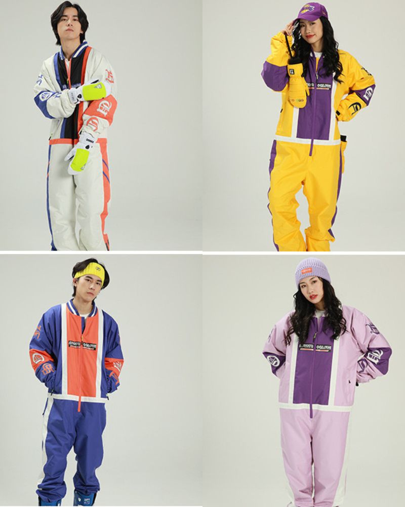 Ski Wear Snowboard One Piece Snow Suit -Unisex