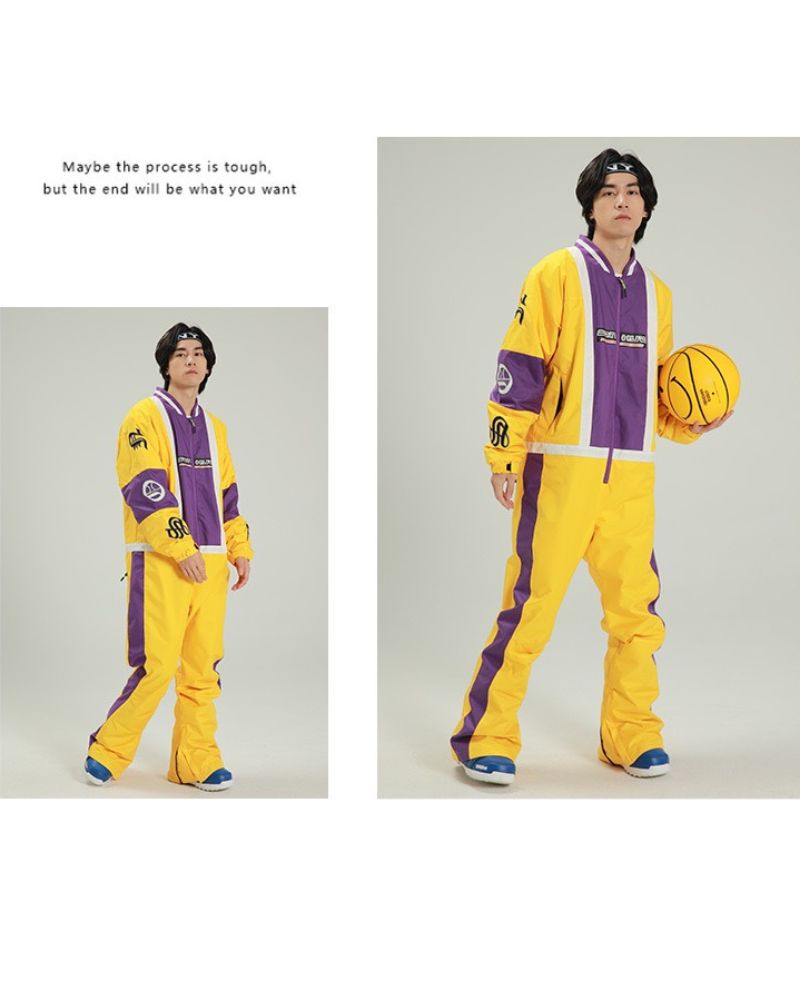 Ski Wear Snowboard One Piece Snow Suit -Unisex