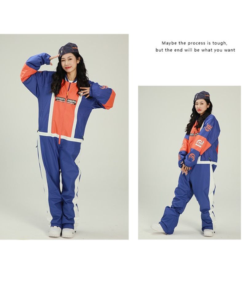 Ski Wear Snowboard One Piece Snow Suit -Unisex