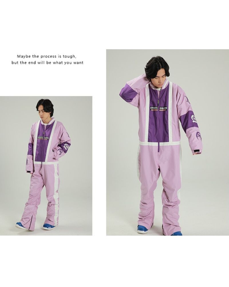 Ski Wear Snowboard One Piece Snow Suit -Unisex