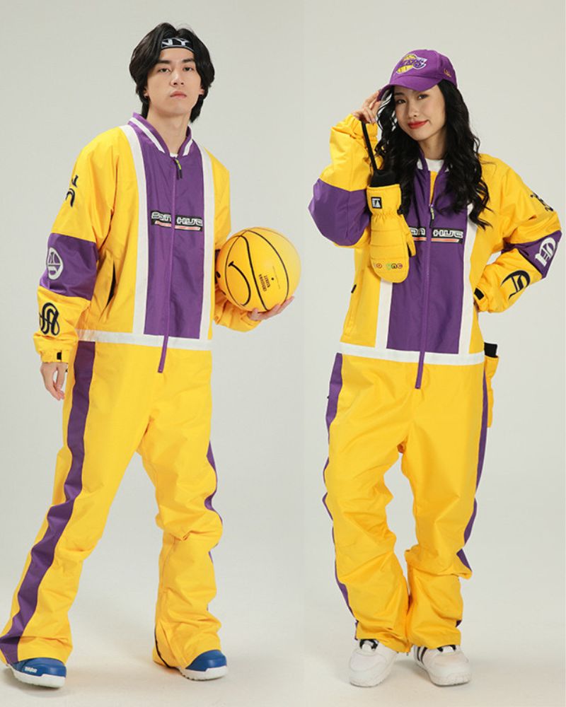 Ski Wear Snowboard One Piece Snow Suit -Unisex