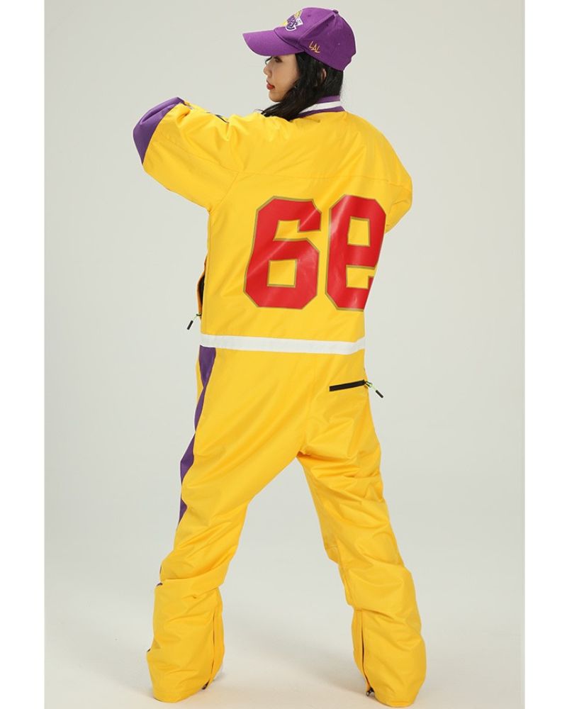 Ski Wear Snowboard One Piece Snow Suit -Unisex