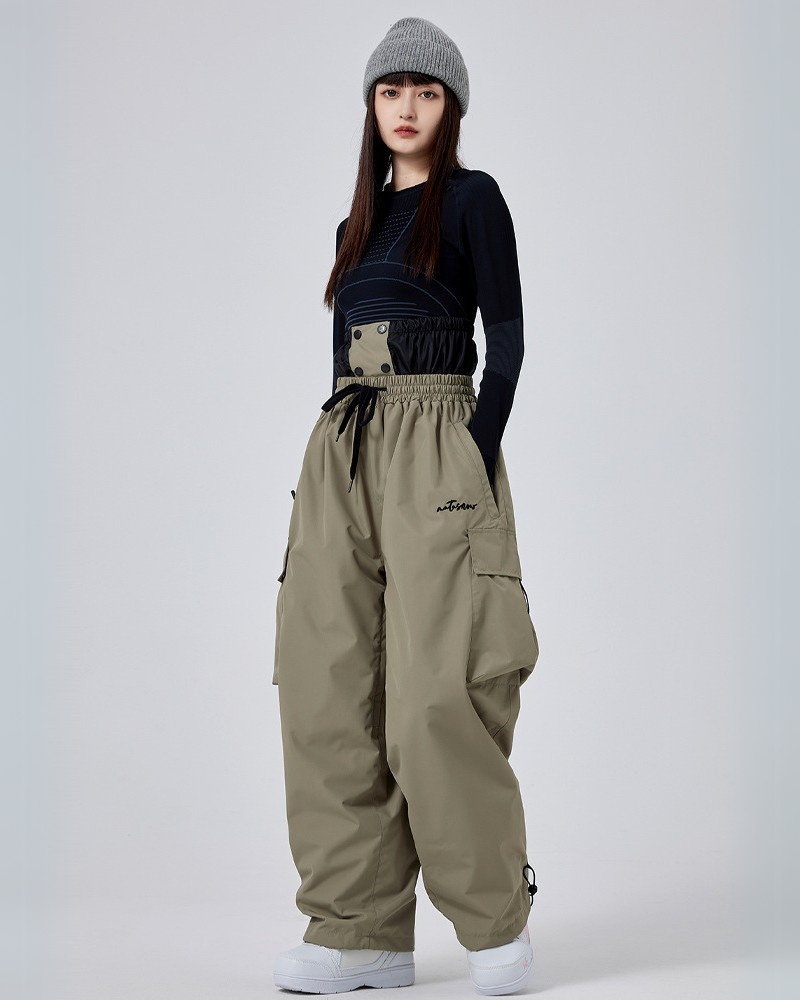 Ski Wear Snowboard Baggy Snow Pants -Unisex