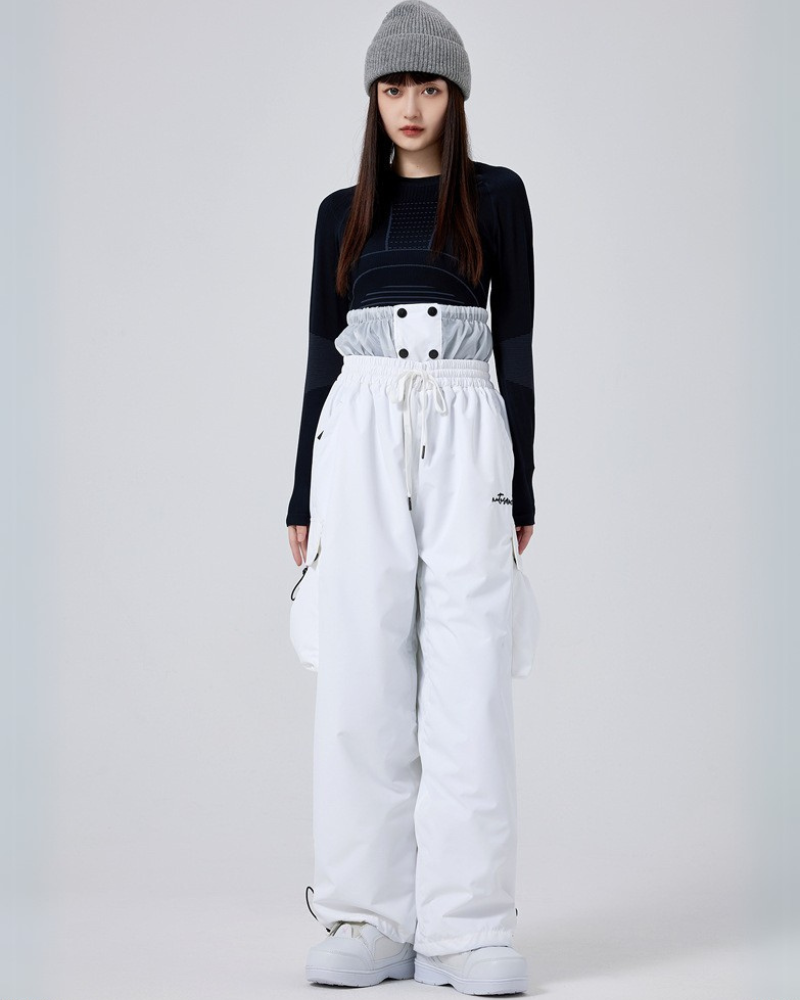 Ski Wear Snowboard Baggy Snow Pants -Unisex