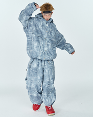Ski Wear Thickened 3L Hooded Snowboard Suit -Men's (Single Unit Available)