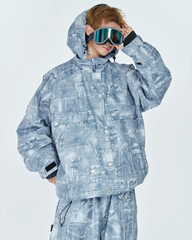 Ski Wear Thickened 3L Hooded Snowboard Suit -Men's (Single Unit Available)