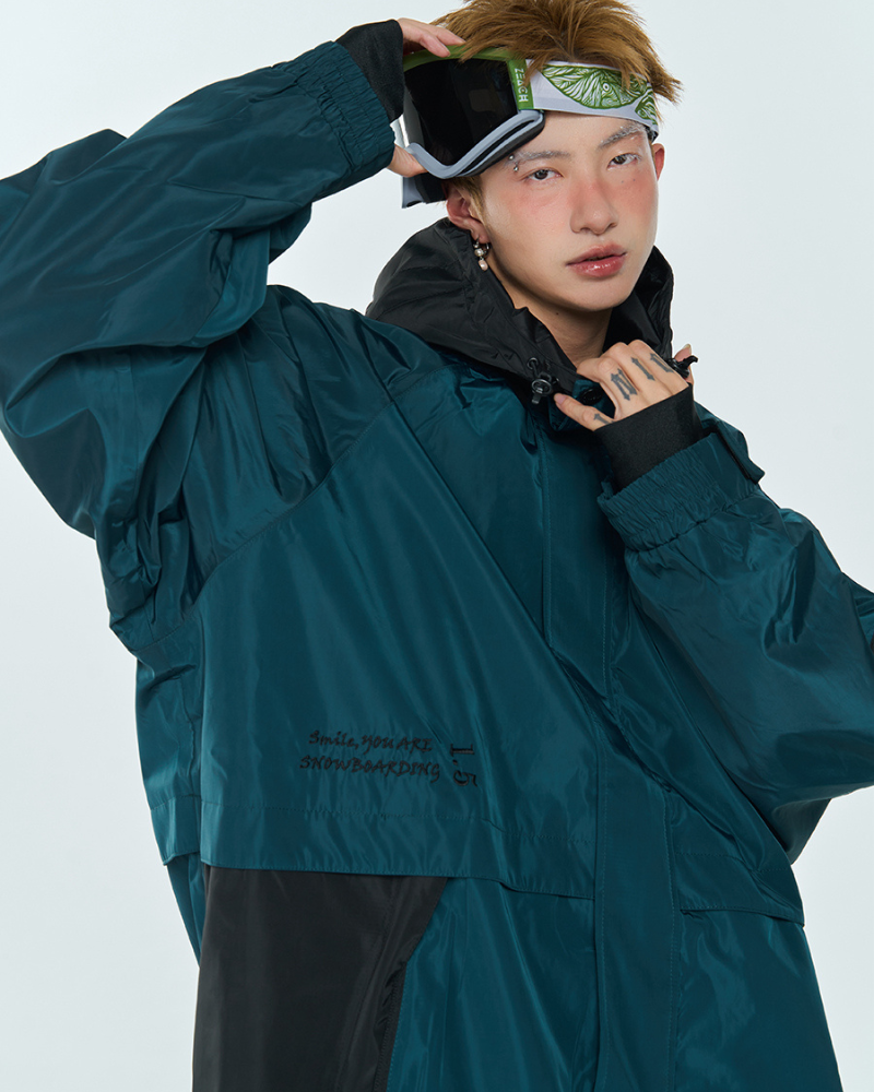 Ski Wear Thickened 3L Waterproof Snow Jacket&Pants Suit -Men's(Single Unit Available)