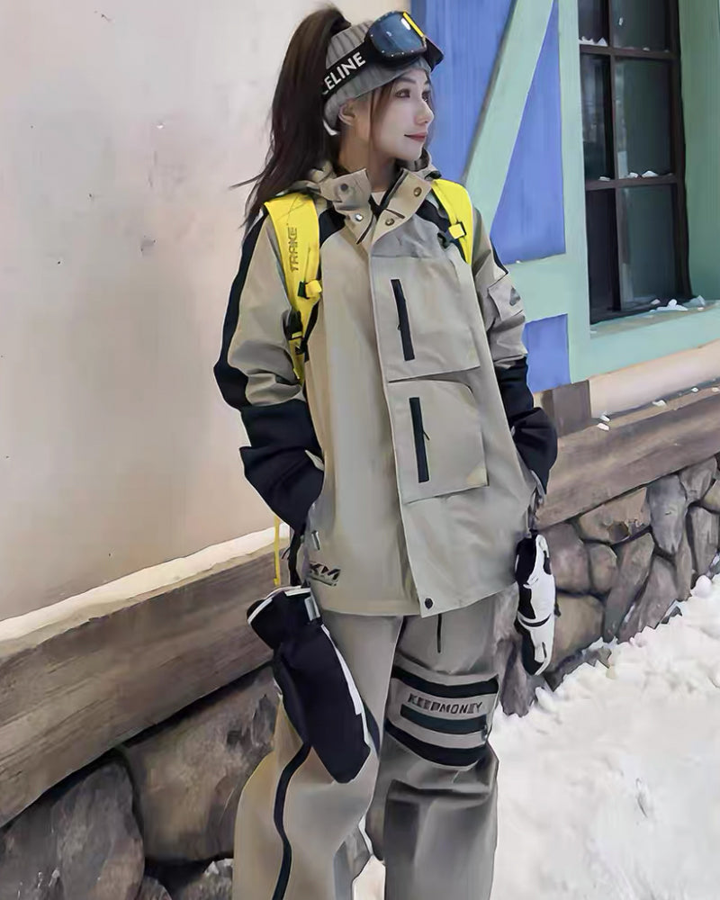 Ski Wear Skateboard Thick Snow Suit -Unisex