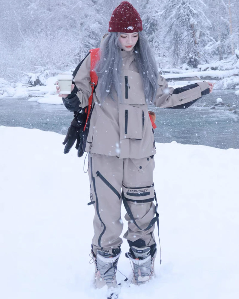 Ski Wear Skateboard Thick Snow Suit -Unisex