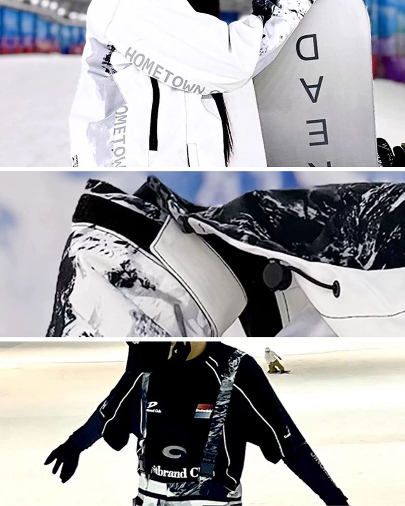 Ski Wear Waterproof Tie-Dye Snow Suit -Unisex (Single Unit Available)