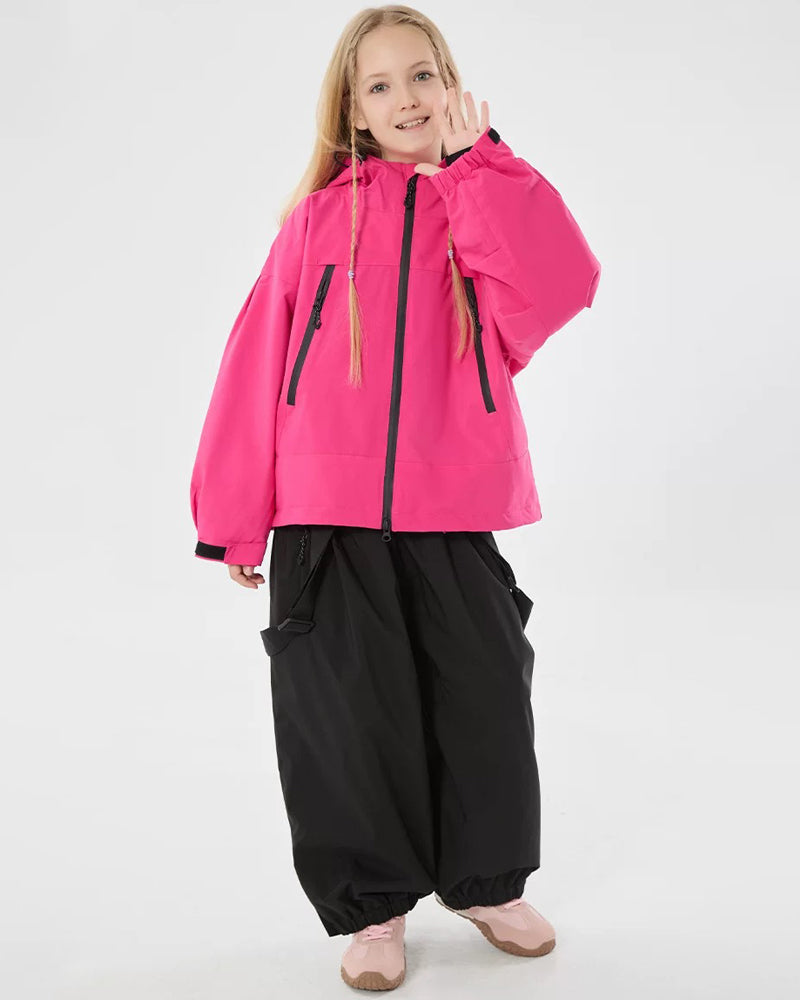 Ski Wear Windproof Rabbit Ears Kids Snow Suit