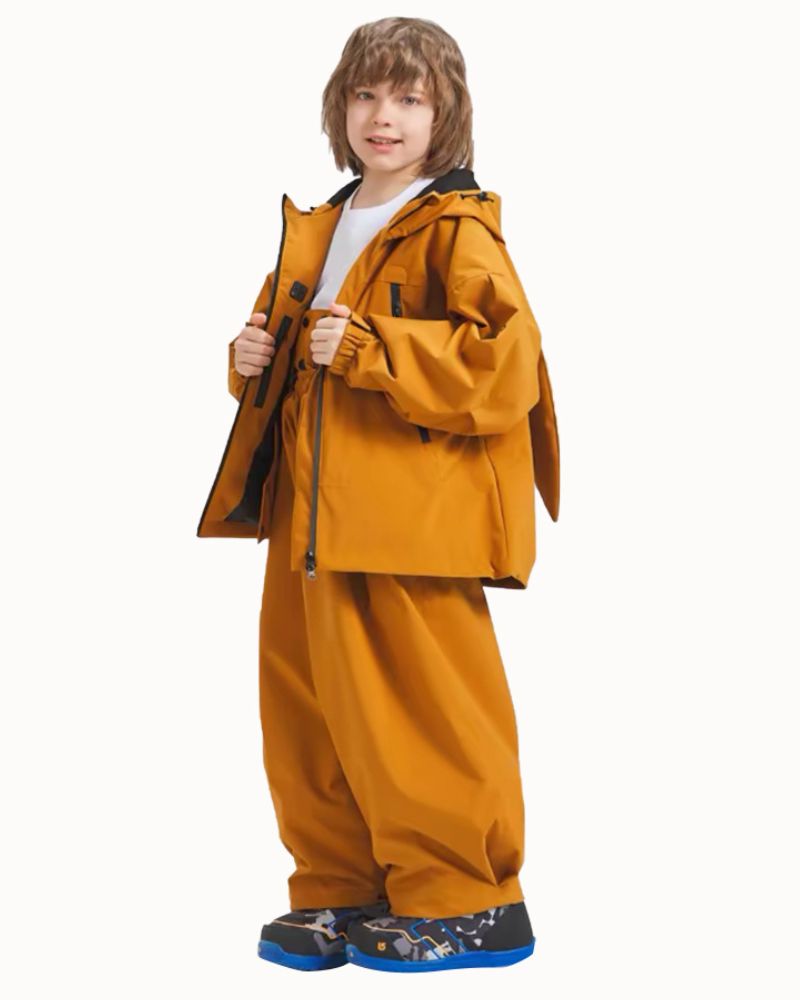 Ski Wear Waterproof Rabbit Ears Kids Snow Suit